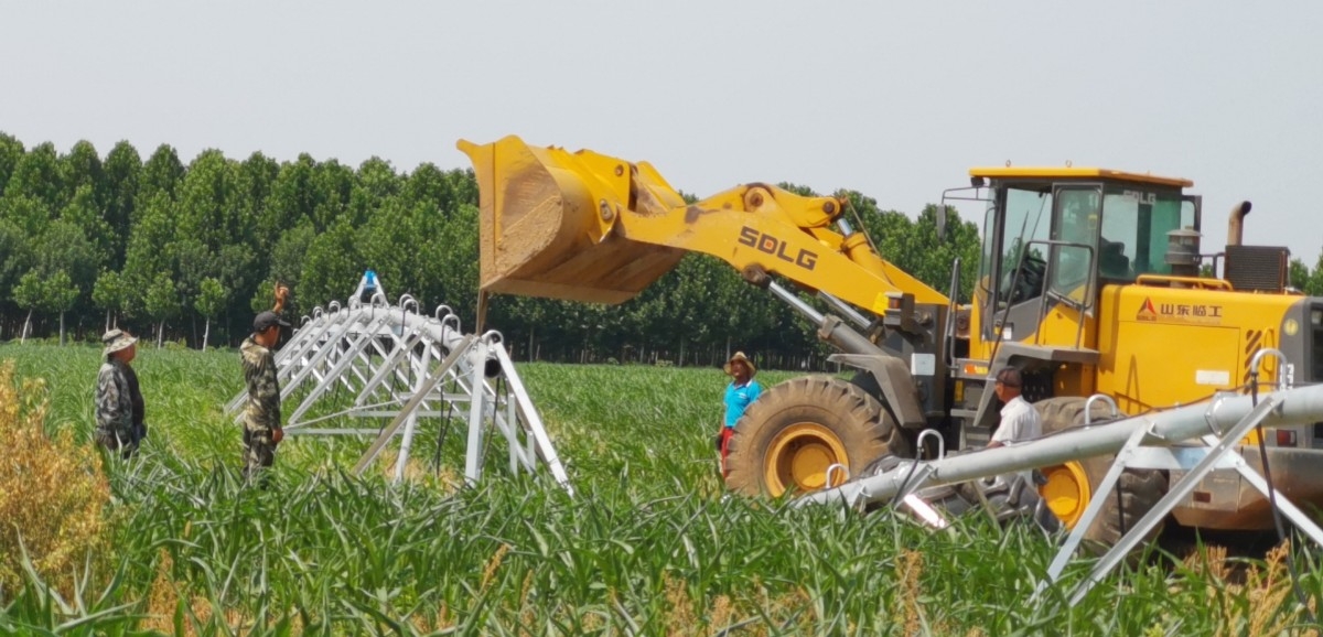 噴（pēn）灌係統施工現場